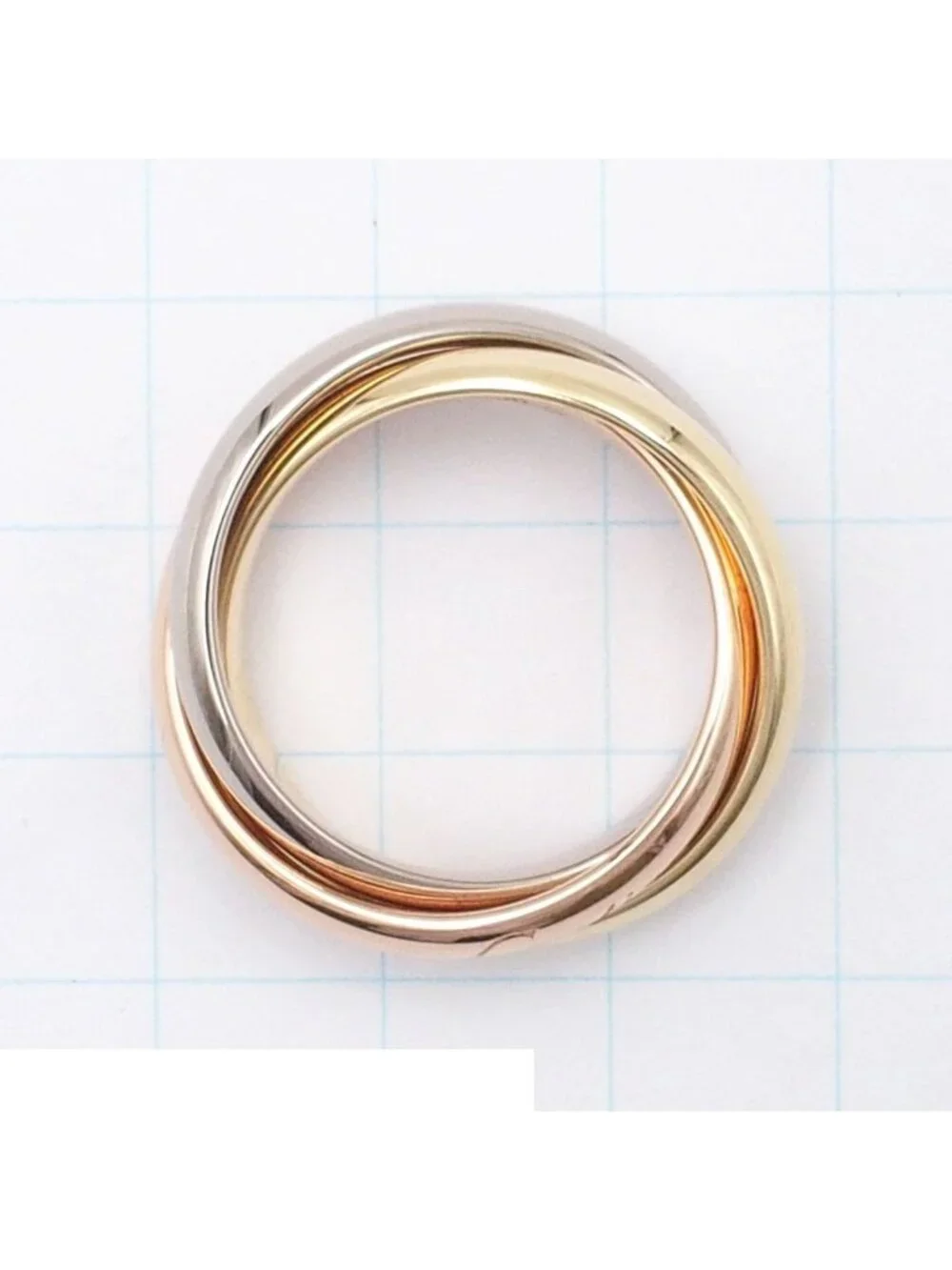 Cartier Trinity Ring Three Color Gold 63